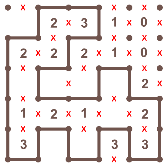 The same example puzzle, now solved.